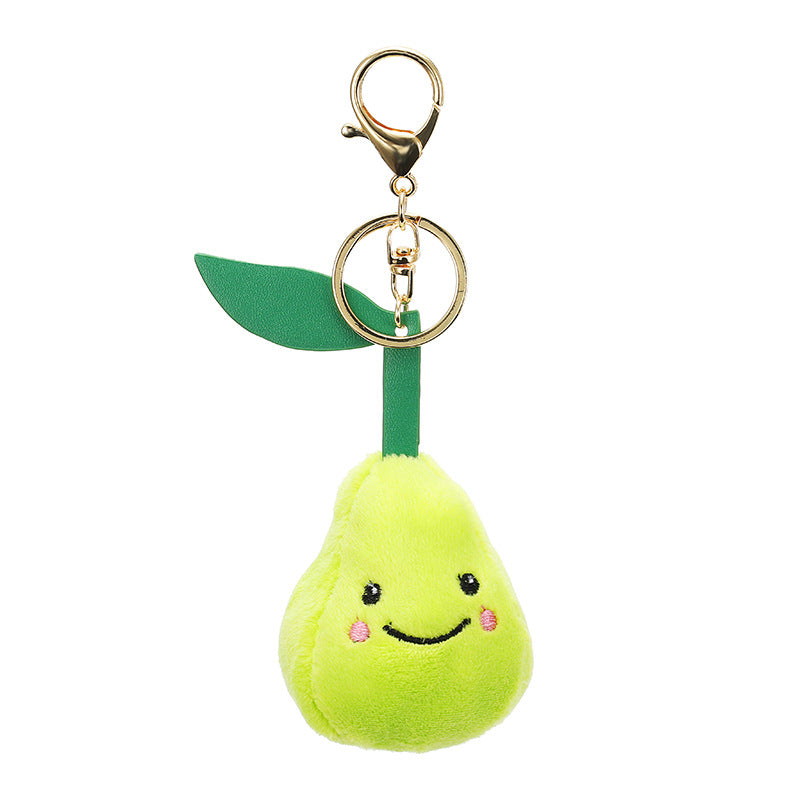 Llavero de aguacate de franela al por mayor